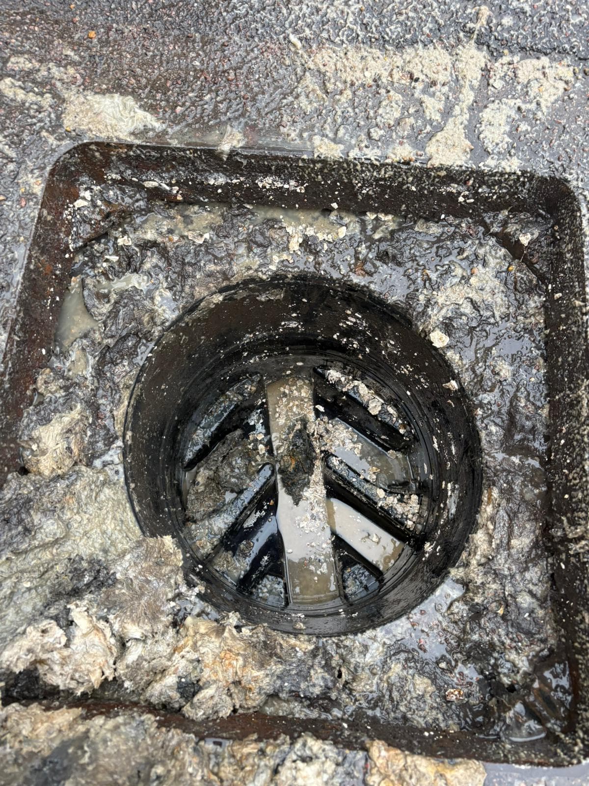 Drain cleaning comparison - After